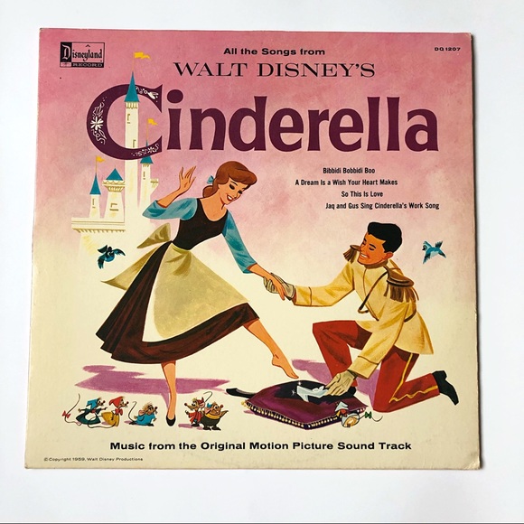 Walt Disneys Cinderella 1959 Record